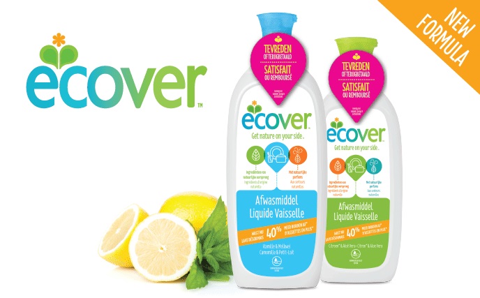 Ecover afwasmiddel tevreden of terugbetaald – 27/03/2016