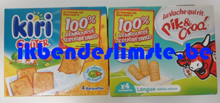 Kiri Vieruurtje en Pik&Croq 100% terugbetaald – 30/04/2016