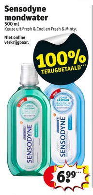 Sensodyne mondwater 100% terugbetaald – 04/04/2016