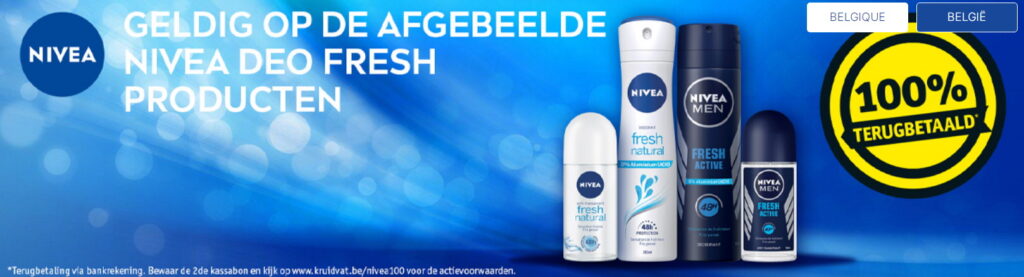 Gratis Nivea Fresh DeodorantNivea Fresh Deodorant 100 Terugbetaald gratis-nivea-fresh-deodorantnivea-fresh-deodorant-100-terugbetaald